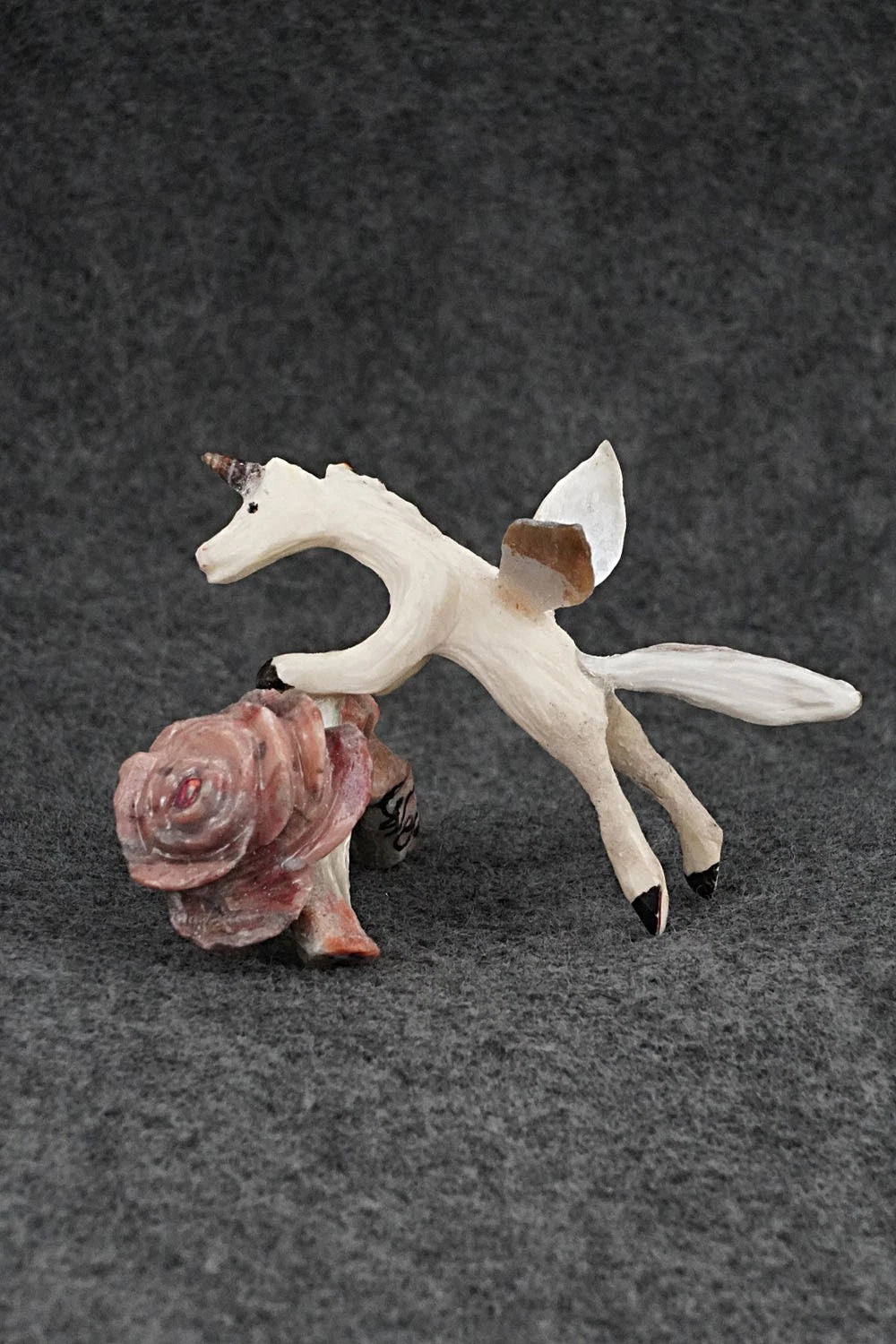 Unicorn Zuni Fetish Carving - Ruben Najara