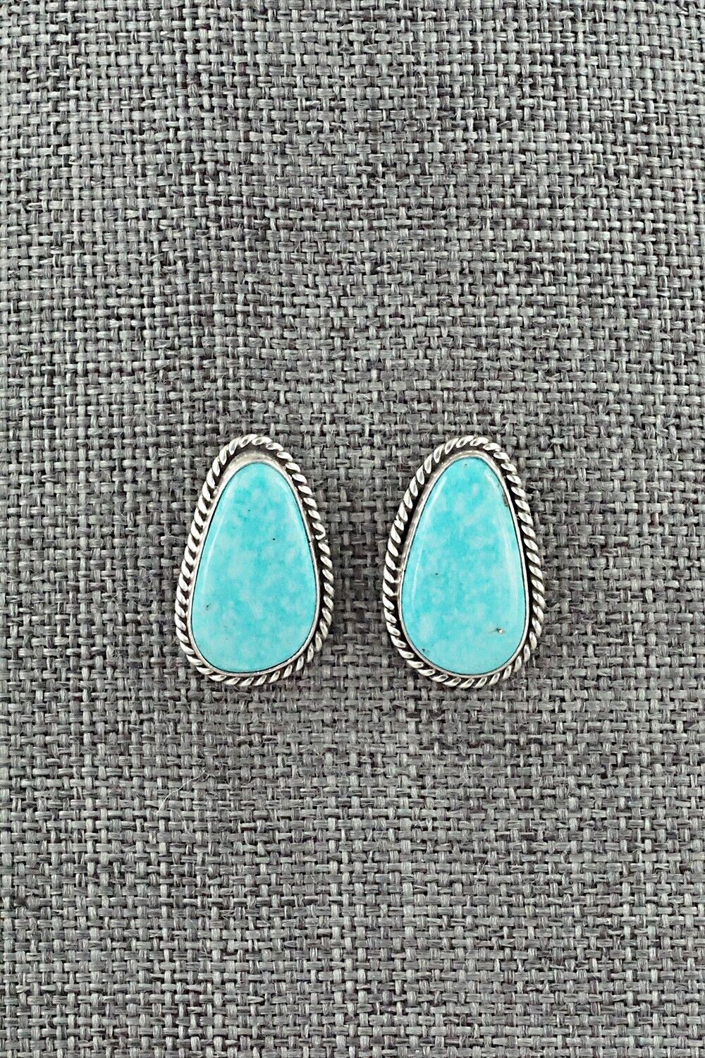 Turquoise & Sterling Silver Necklace and Earrings Set - Rena Begay