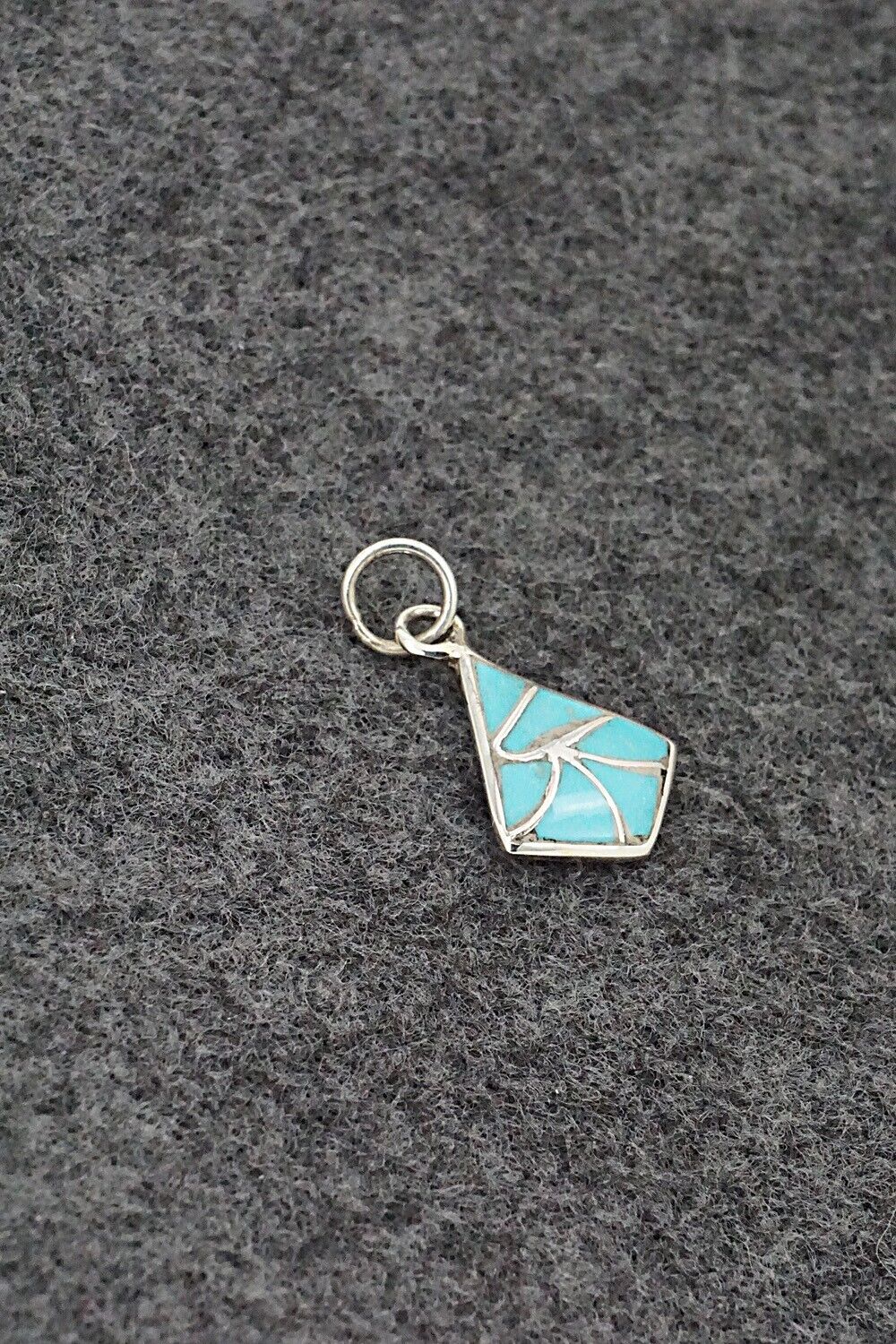 Turquoise & Sterling Silver Pendant - Orena Leekya