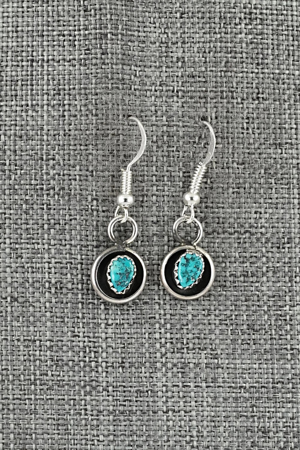 Turquoise & Sterling Silver Squash Blossom Set - Phil Garcia
