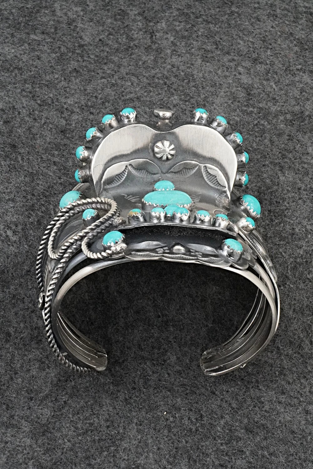 Turquoise & Sterling Silver Bracelet - Tim Yazzie