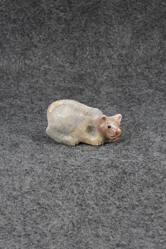 Mountain Lion Zuni Fetish Carving - Randy Lucio