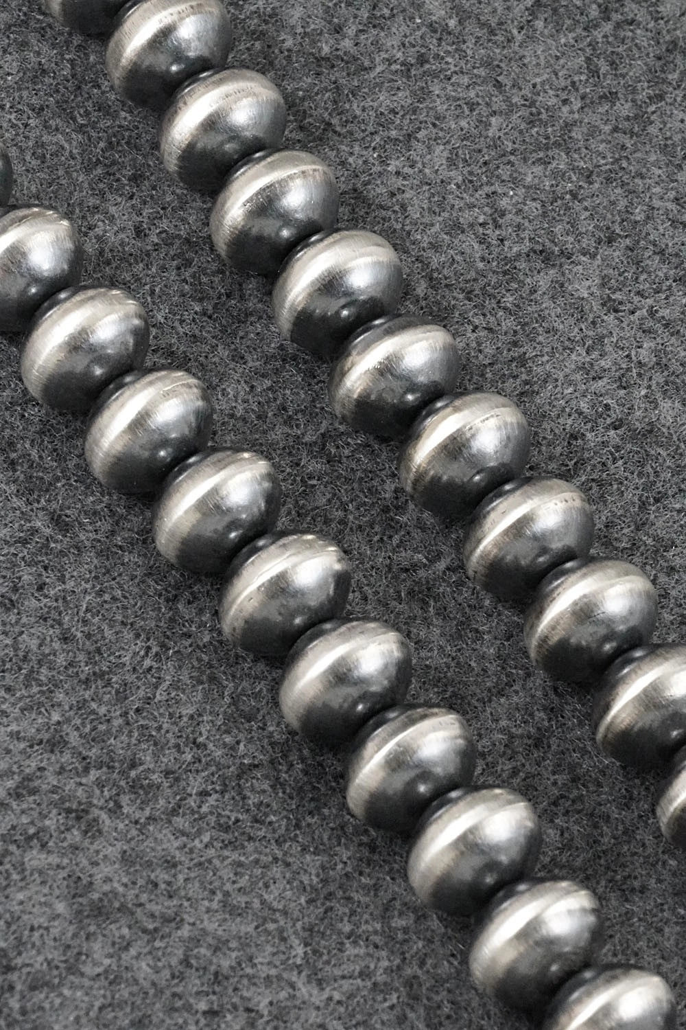 Sterling Silver Navajo Pearl Necklace 24" - Preston Haley