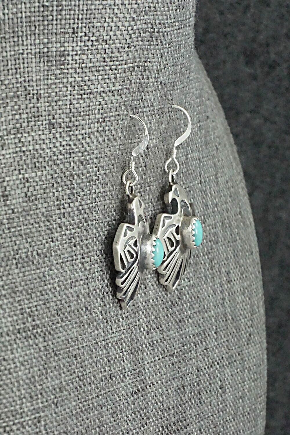 Turquoise & Sterling Silver Earrings - Paige Gordon