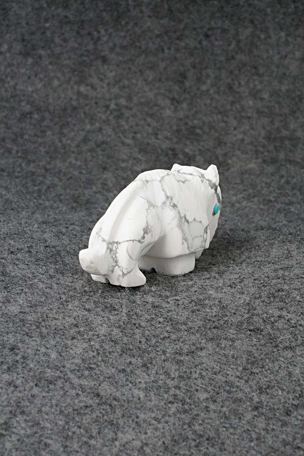 Buffalo Zuni Fetish Carving - Ronnie Lunasee