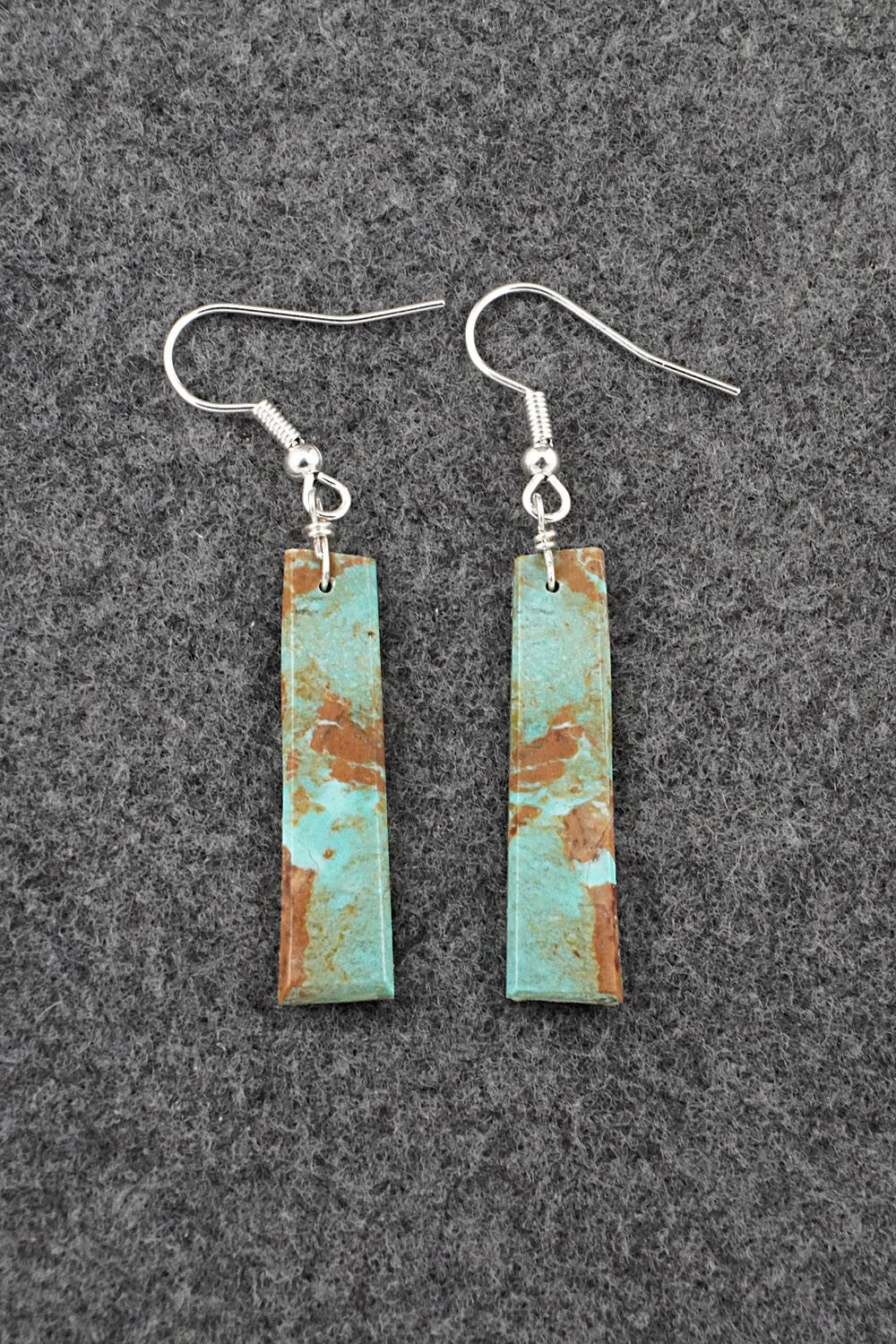 Turquoise & Sterling Silver Earrings - Tammy Nolcot