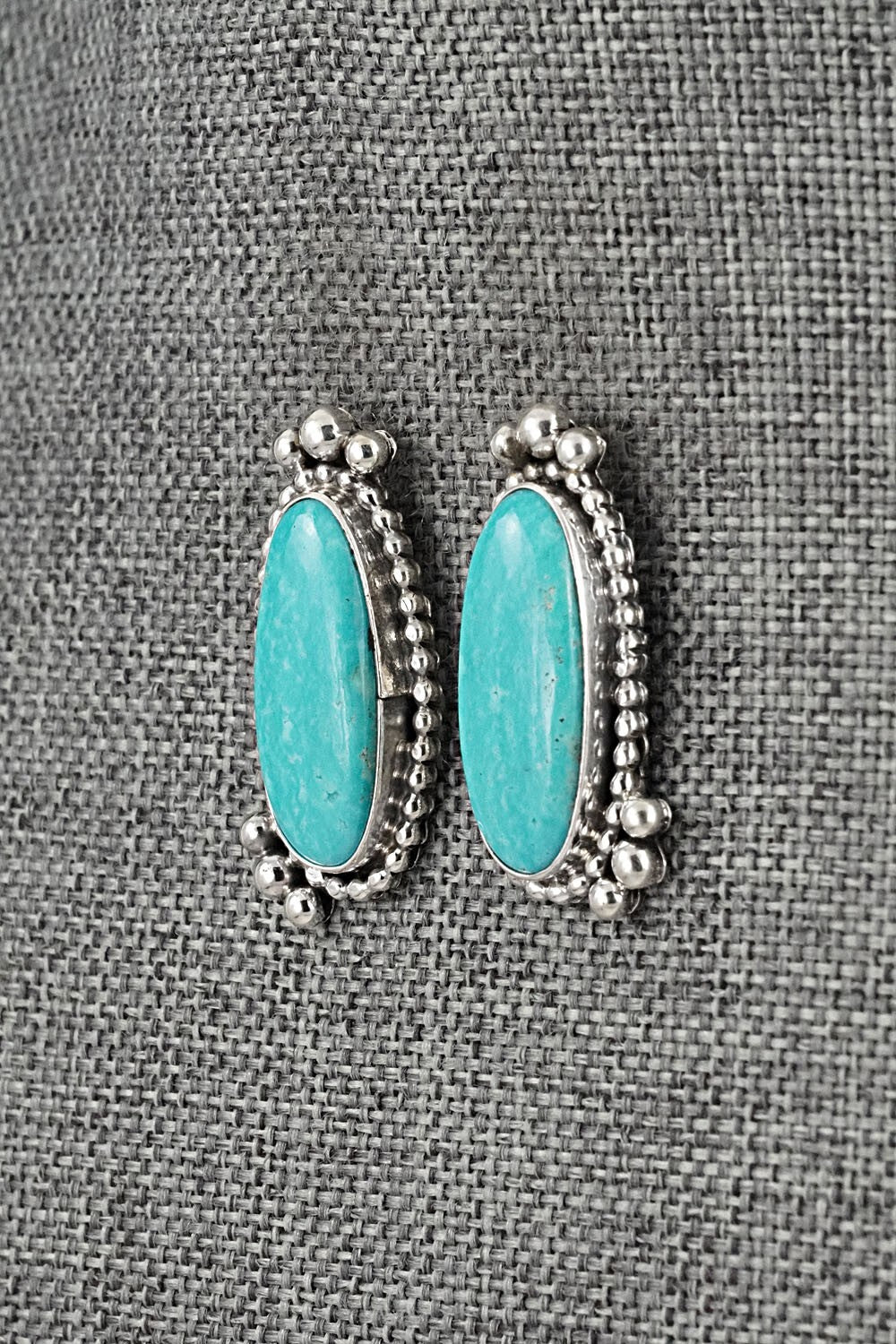 Turquoise & Sterling Silver Squash Blossom Set - Kathleen Livingston