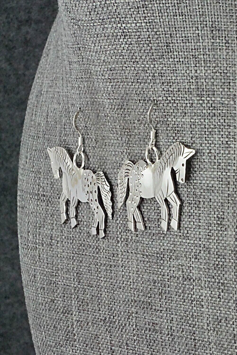 Sterling Silver Earrings - Louise Yazzie
