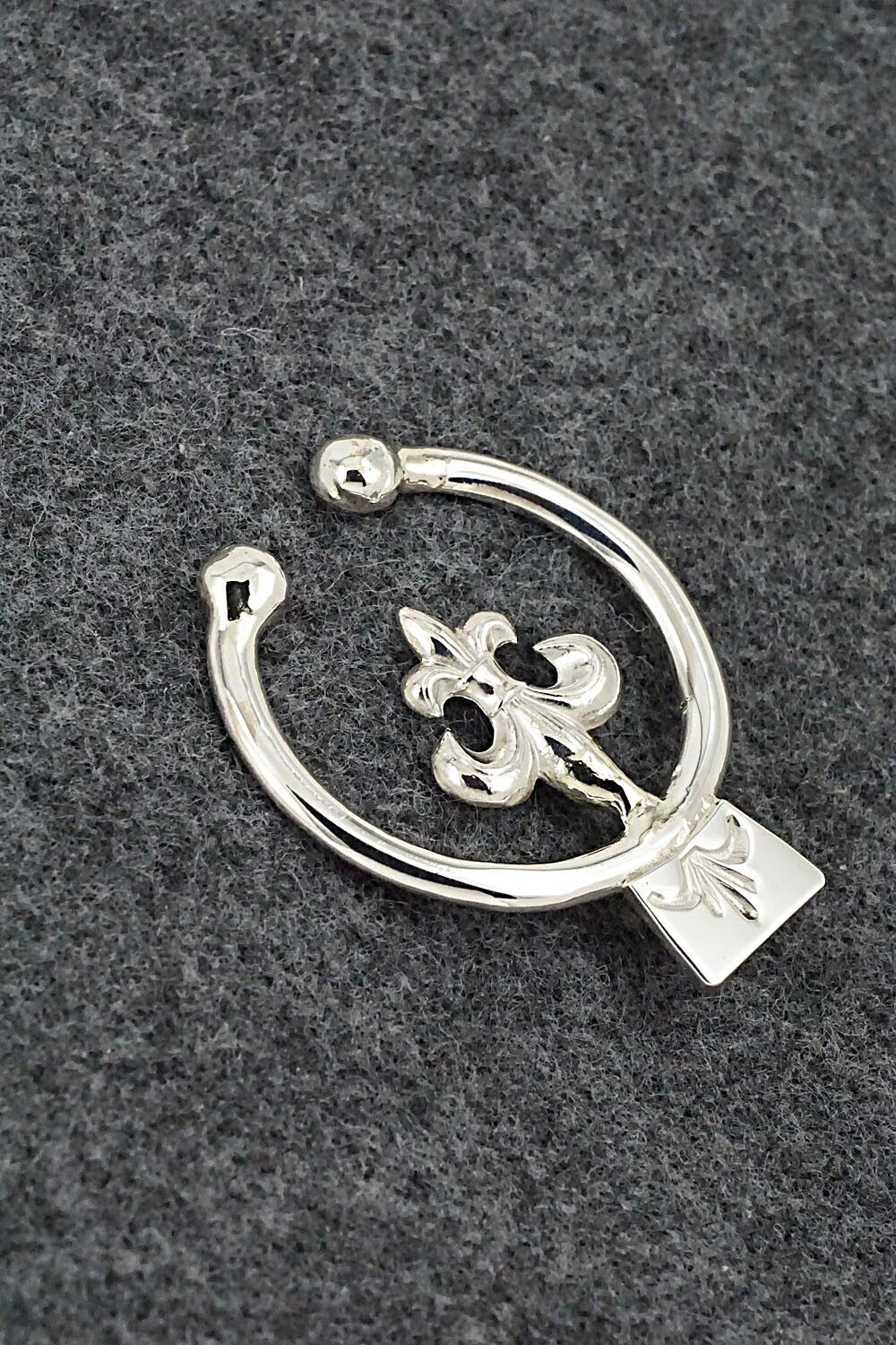 Sterling Silver Naja Pendant - Curtis Manygoats
