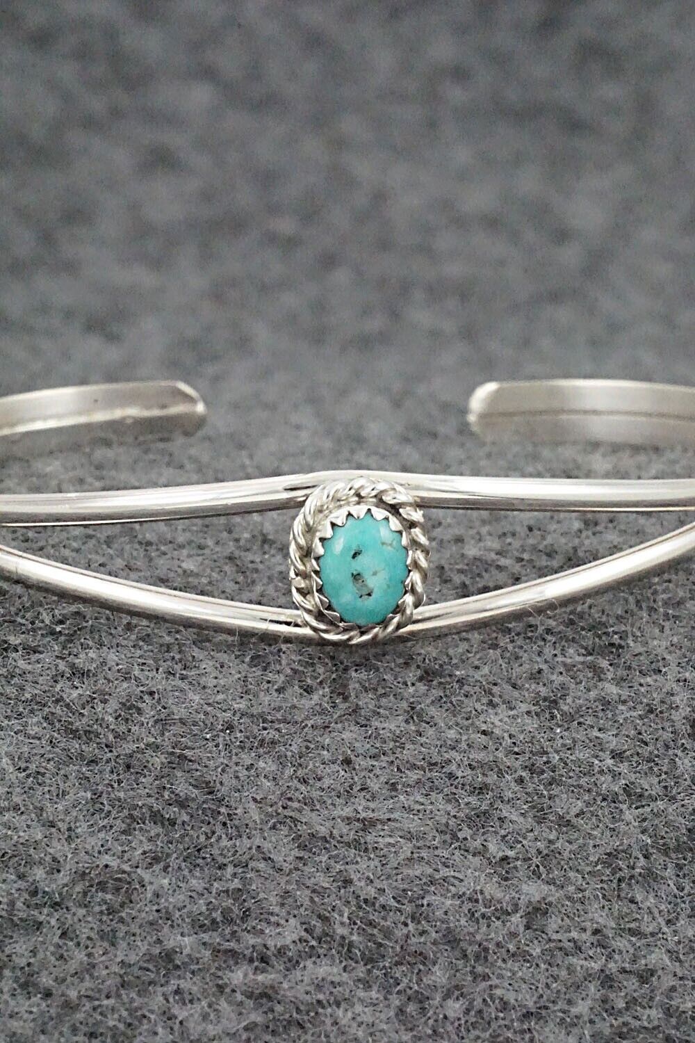 Turquoise & Sterling Silver Bracelet - Elton Cadman
