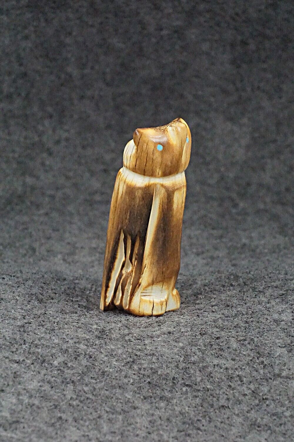 Owl Zuni Fetish Carving - Patrick Wallace