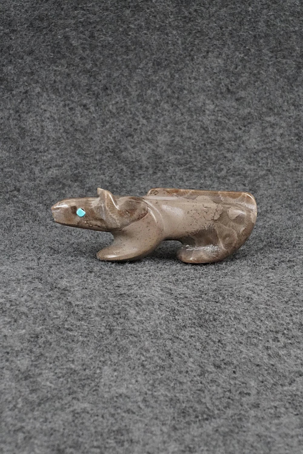 Mountain Lion Zuni Fetish Carving - Ronnie Lunasee