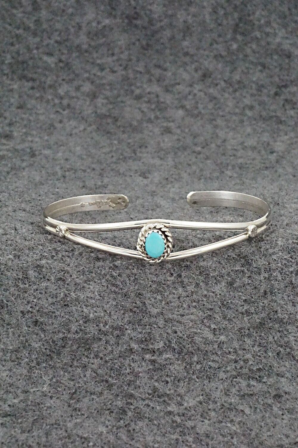 Turquoise & Sterling Silver Bracelet - Elton Cadman