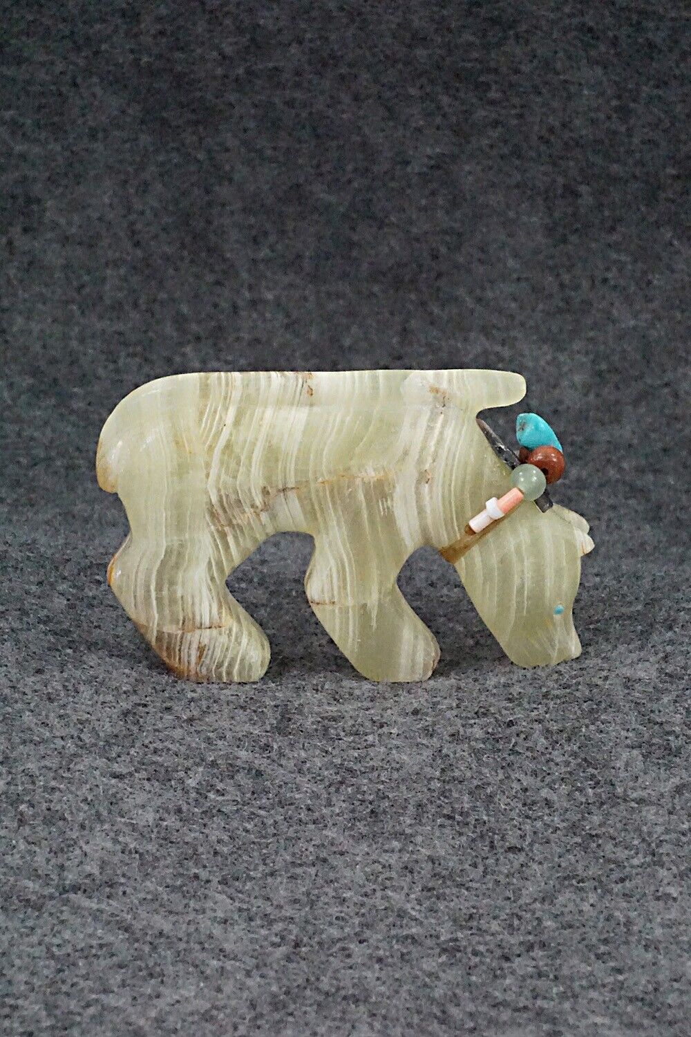 Mountain Lion Zuni Fetish Carving - Douglas Martza