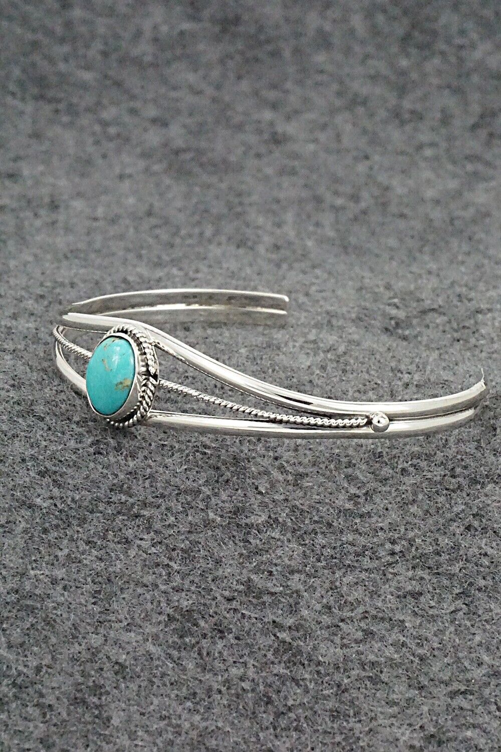 Turquoise & Sterling Silver Bracelet - Alice Rose Saunders