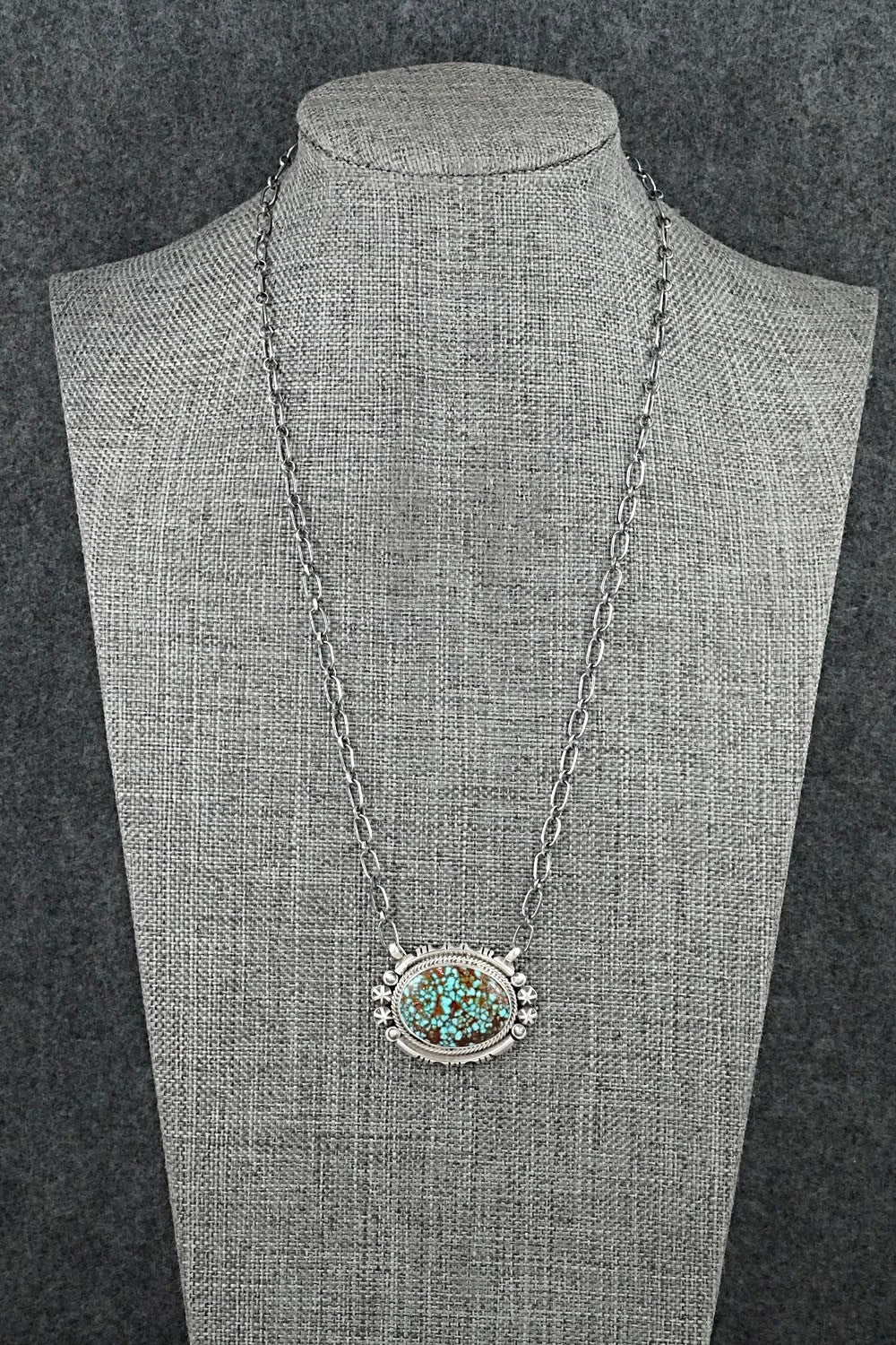 Turquoise & Sterling Silver Necklace - Marita Benally