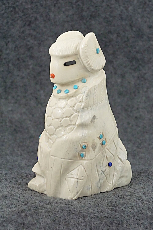 Corn Maiden Zuni Fetish Carving - Derrick Kaamasee