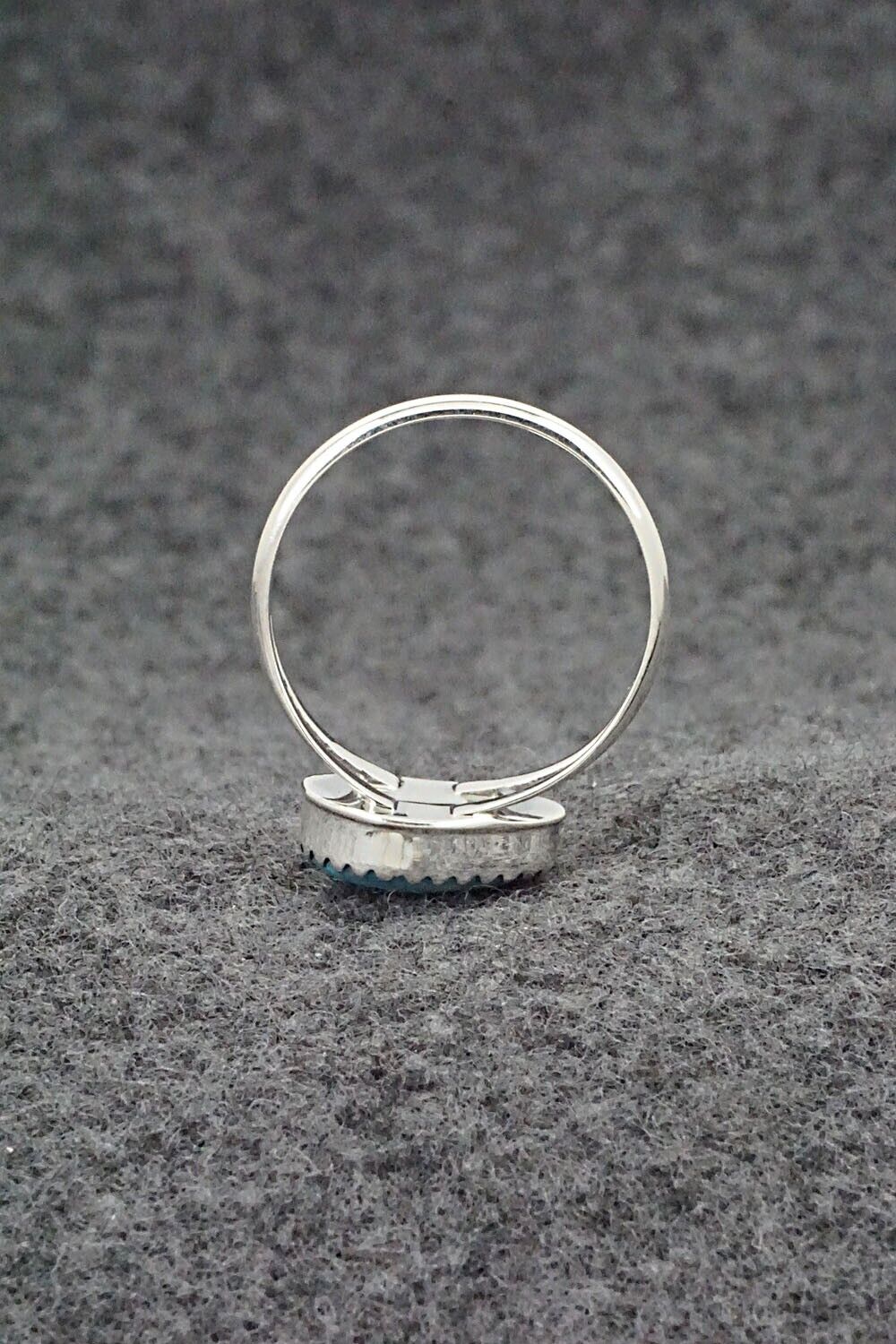 Turquoise & Sterling Silver Ring - Sharon McCarthy - Size 8.5