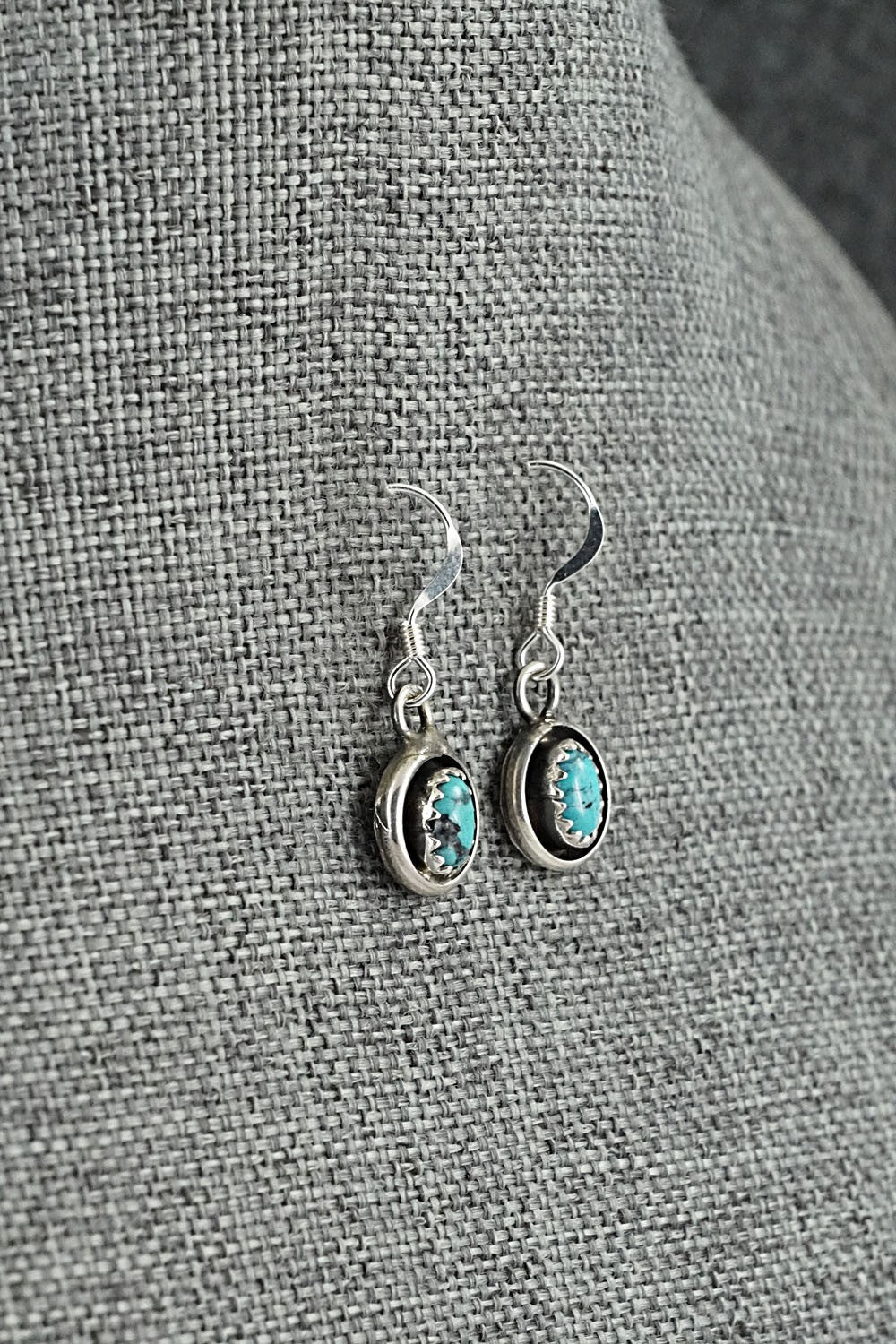 Turquoise & Sterling Silver Squash Blossom Set - Phil Garcia