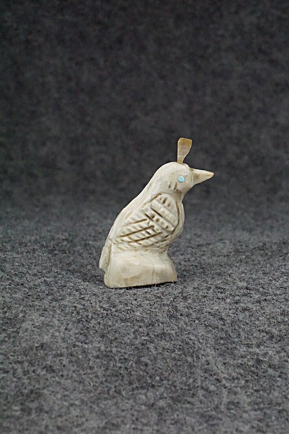 Quail Zuni Fetish Carving - Darrin Boone