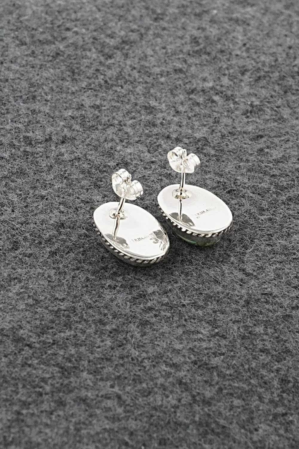 Turquoise & Sterling Silver Earrings - Rosemary Saunders