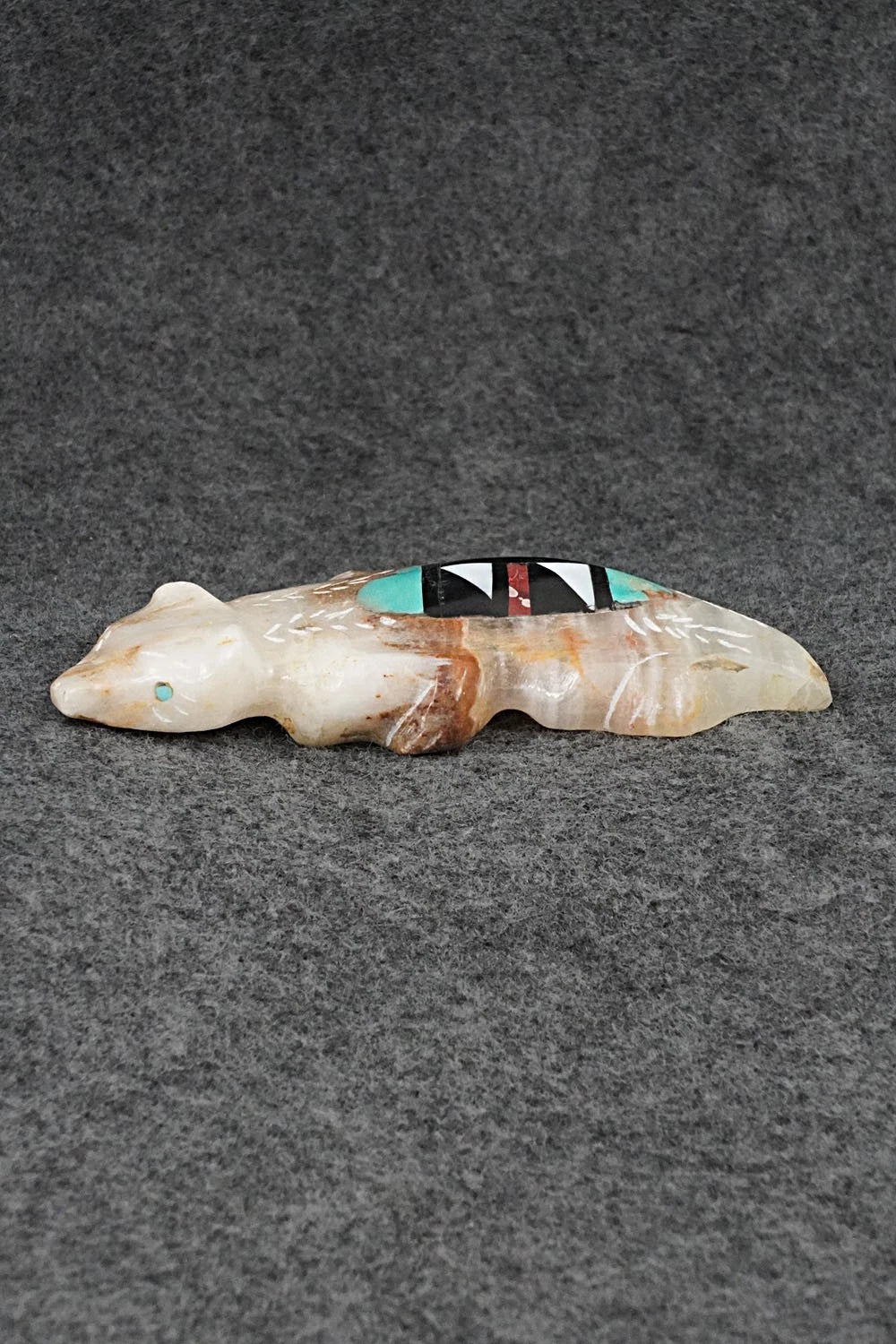 Badger Zuni Fetish Carving - Steven Natachu