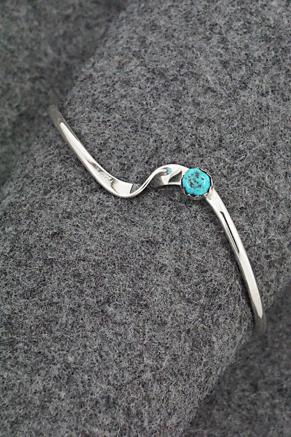 Turquoise & Sterling Silver Bracelet - Yolanda Skeets