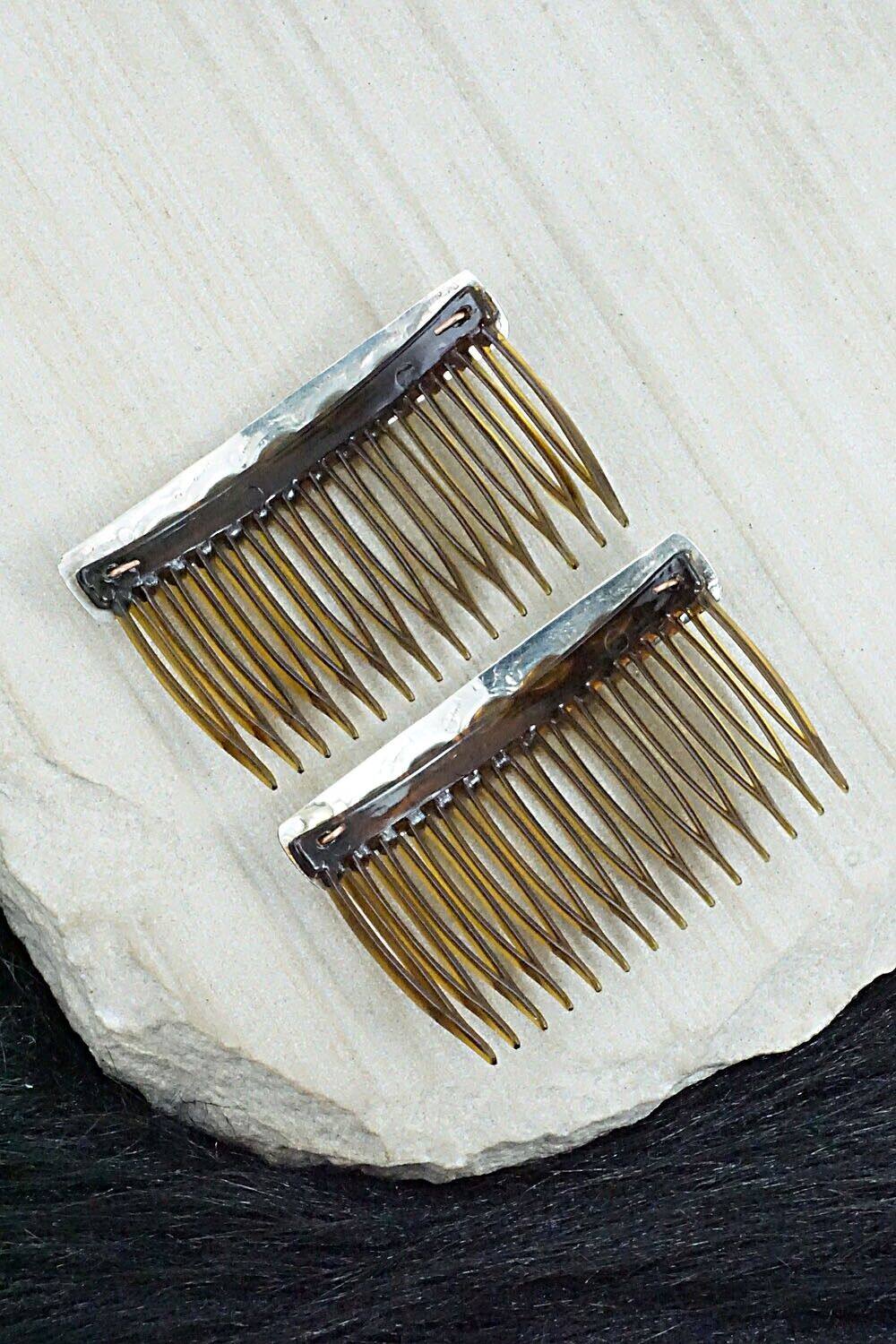 Sterling Silver Hair Combs - Jennie Blackgoat