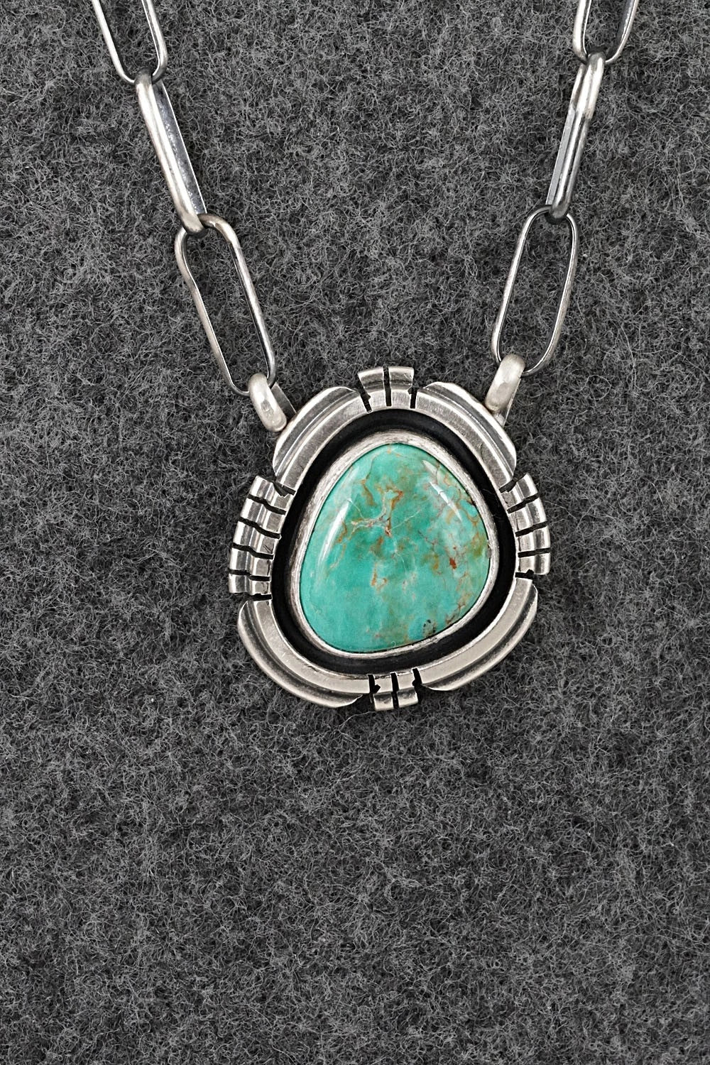 Turquoise & Sterling Silver Necklace - Daniel Benally