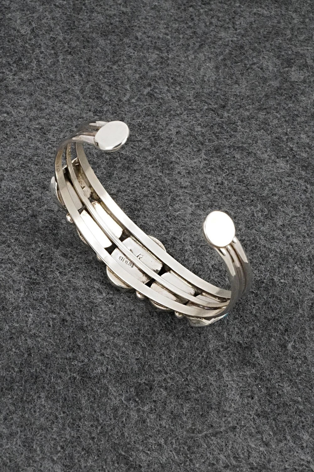 Turquoise & Sterling Silver Bracelet - Priscilla Reeder