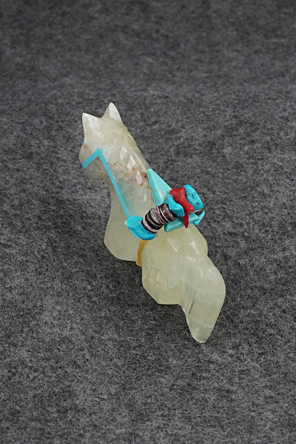 Horse Zuni Fetish Carving - Rodney Laiwakete