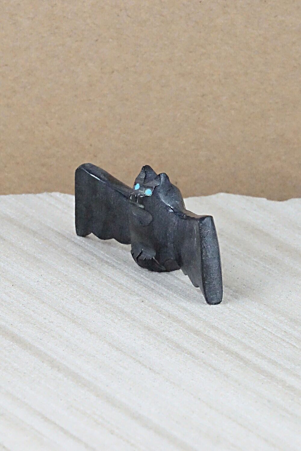 Bat Zuni Fetish Carving - Tim Lementino