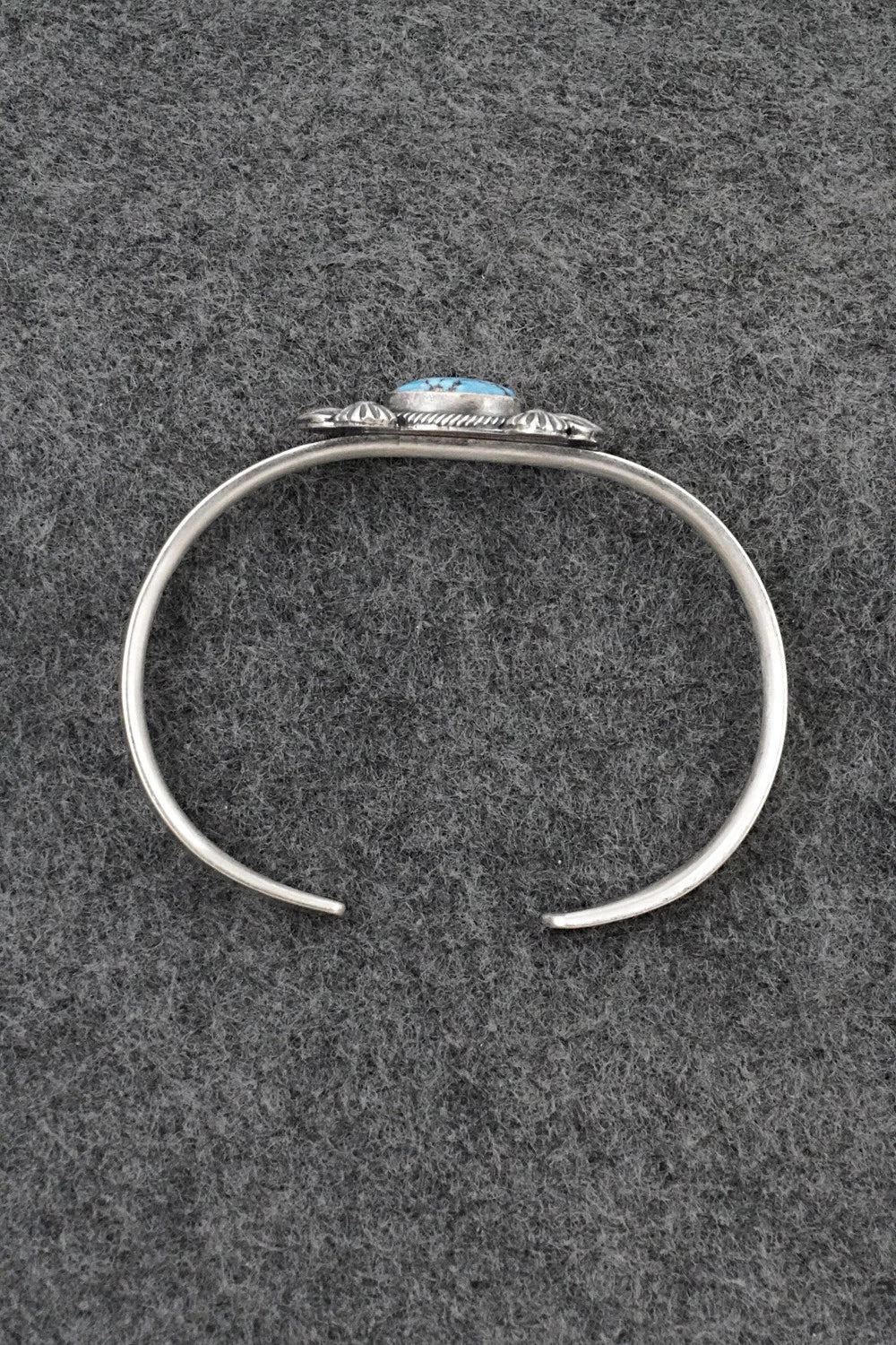 Turquoise & Sterling Silver Bracelet - Genevieve Francisco