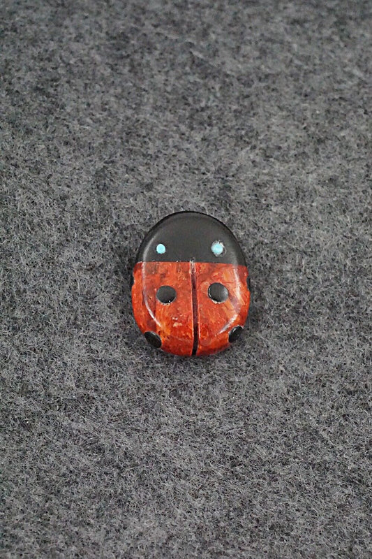 Ladybug Zuni Fetish Carving - Reynold Lunasee