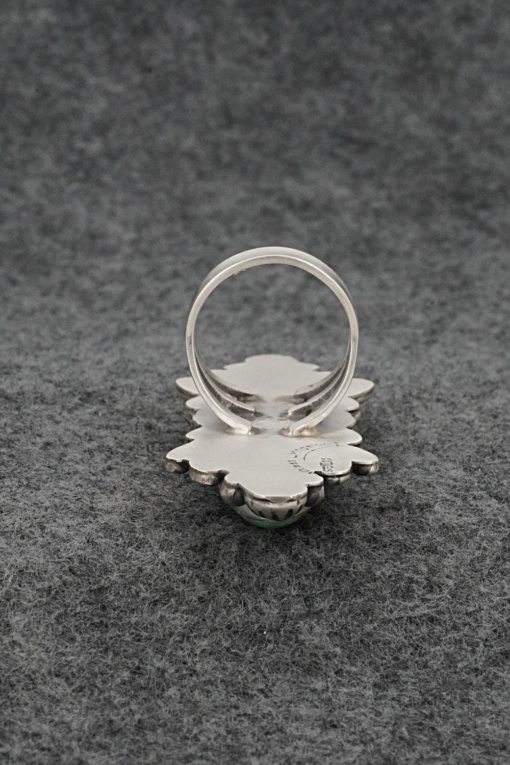 Turquoise & Sterling Silver Ring - Kathleen Livingston - Size 7