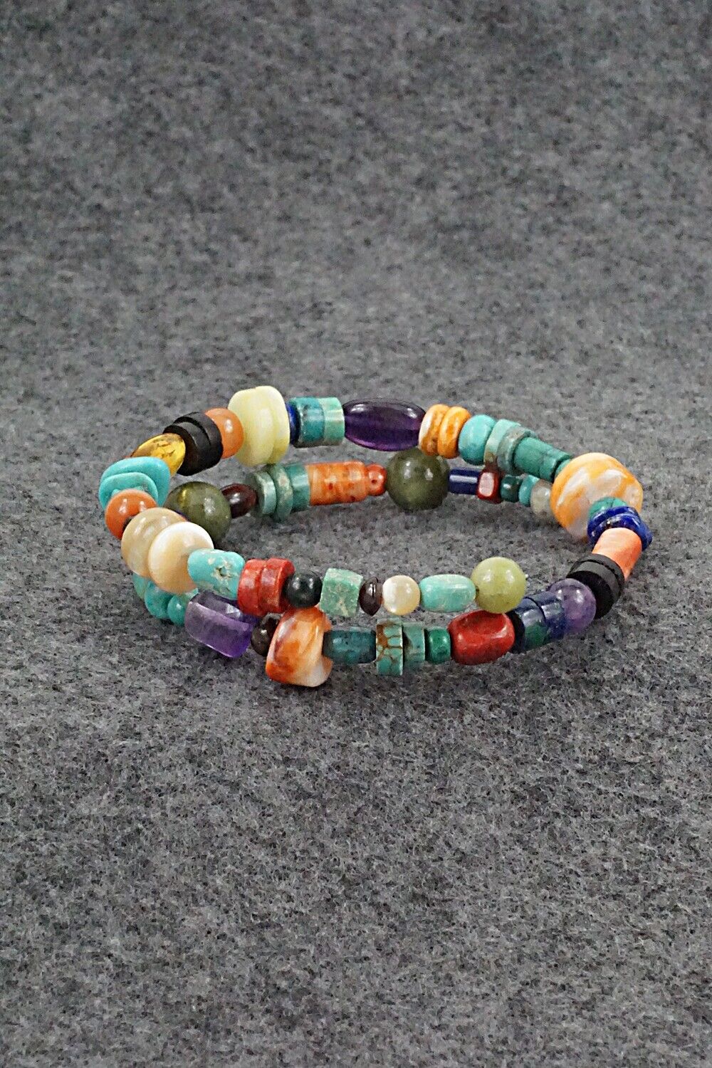 Multi-Stone Beaded Bracelet - Helen Tsosie