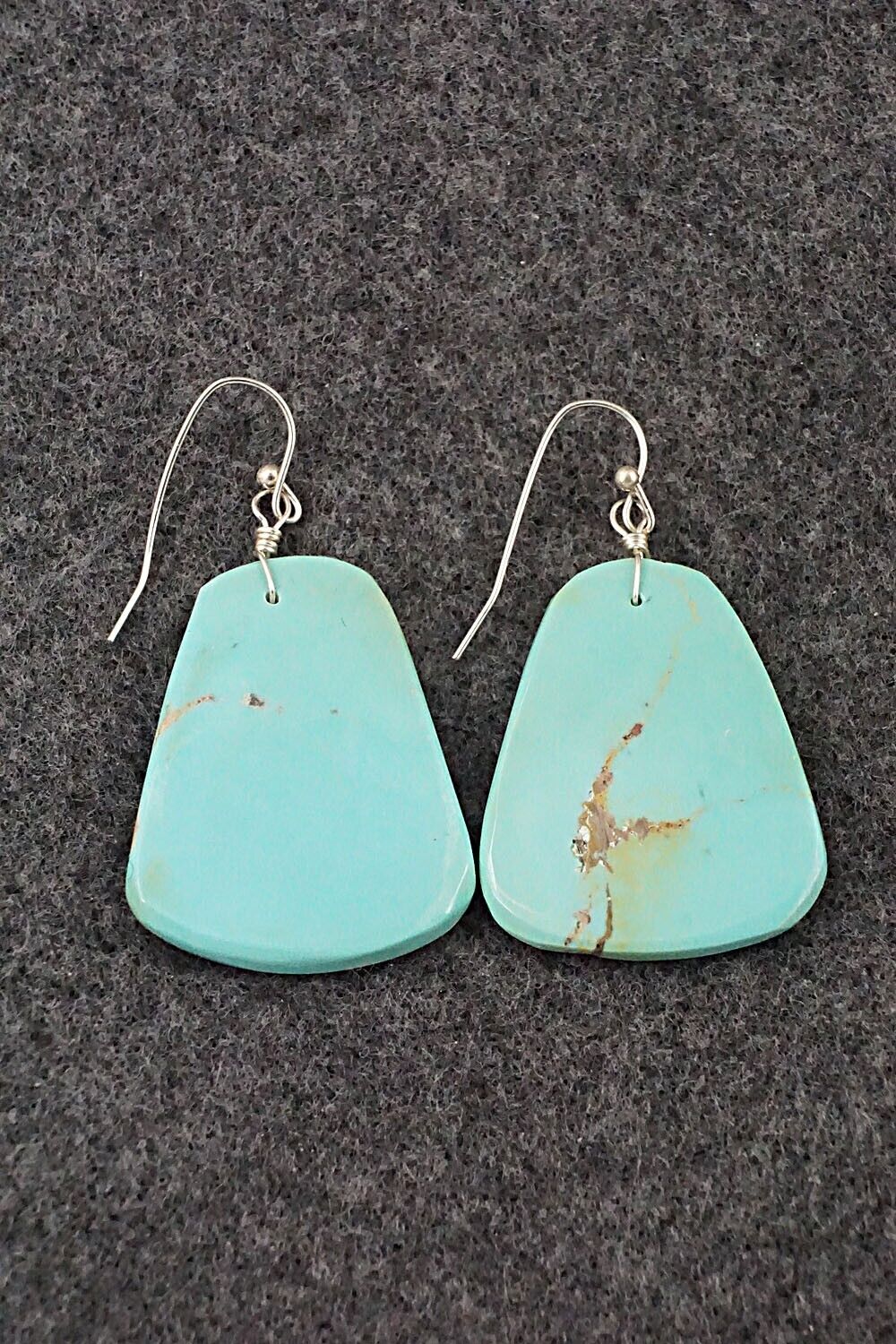 Turquoise & Sterling Silver Earrings - Joe Garcia