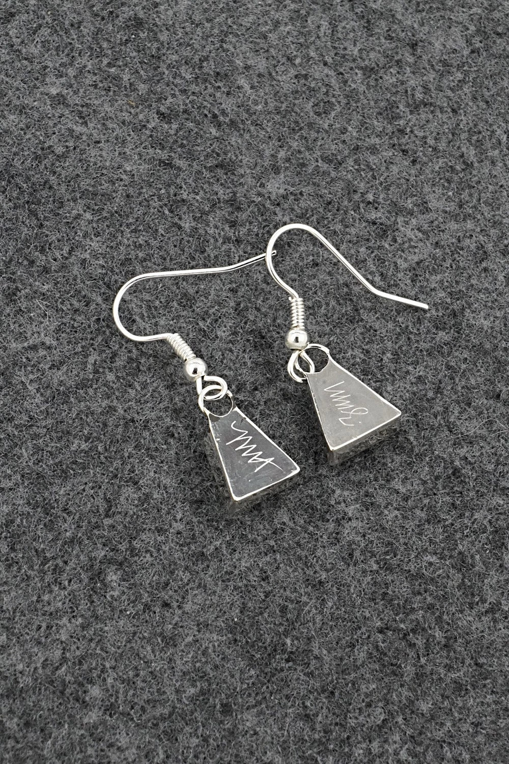 Turquoise and Sterling Silver Earrings - Michelle Haloo