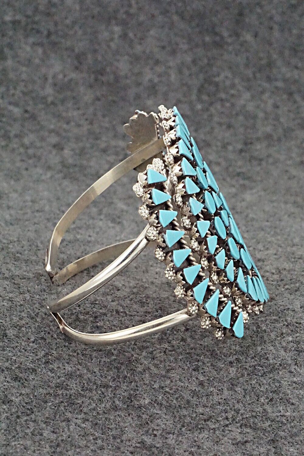 Turquoise & Sterling Silver Bracelet - Merlinda Chavez