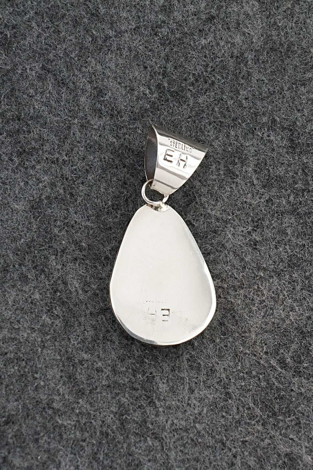 Turquoise & Sterling Silver Pendant - Ernest Hawthorne