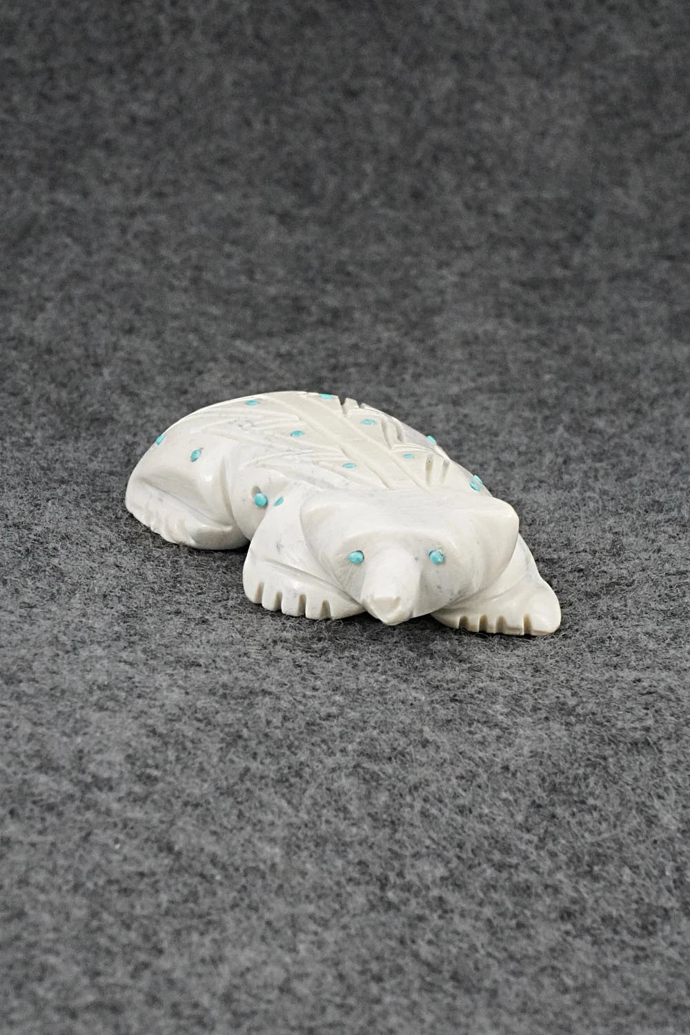 Badger Zuni Fetish Carving - Adrian Cachini