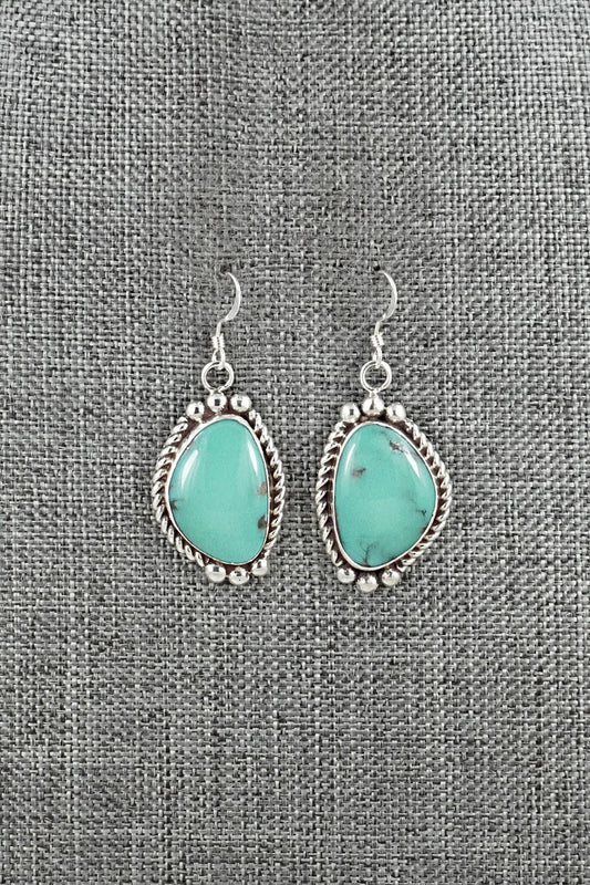 Turquoise & Sterling Silver Earrings - Antwone Brown
