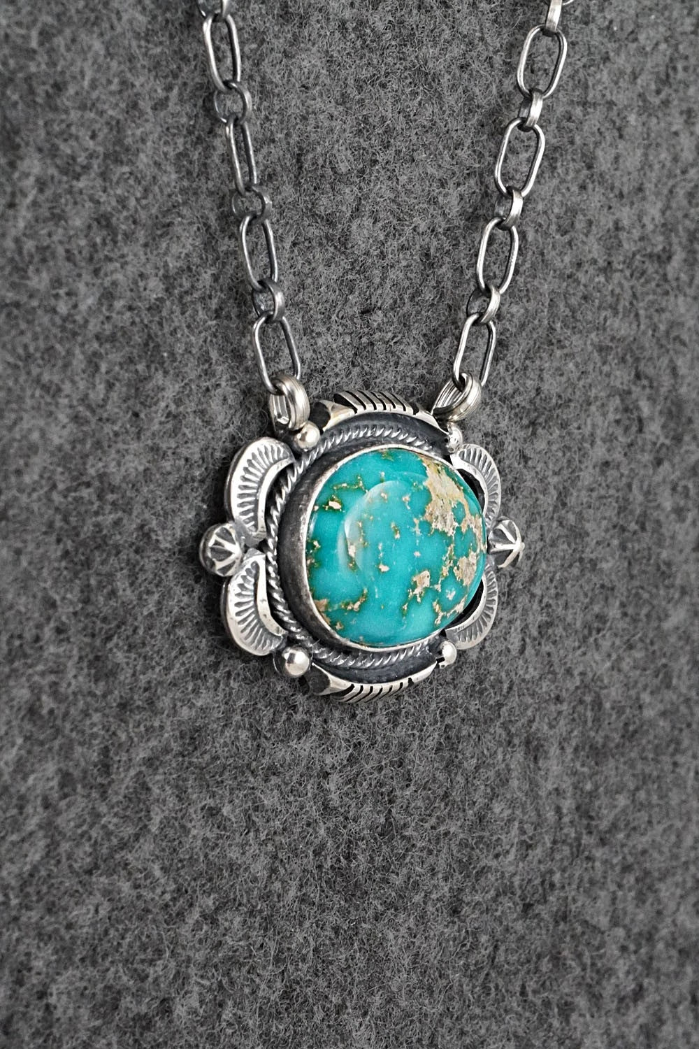 Turquoise & Sterling Silver Necklace - Daniel Benally