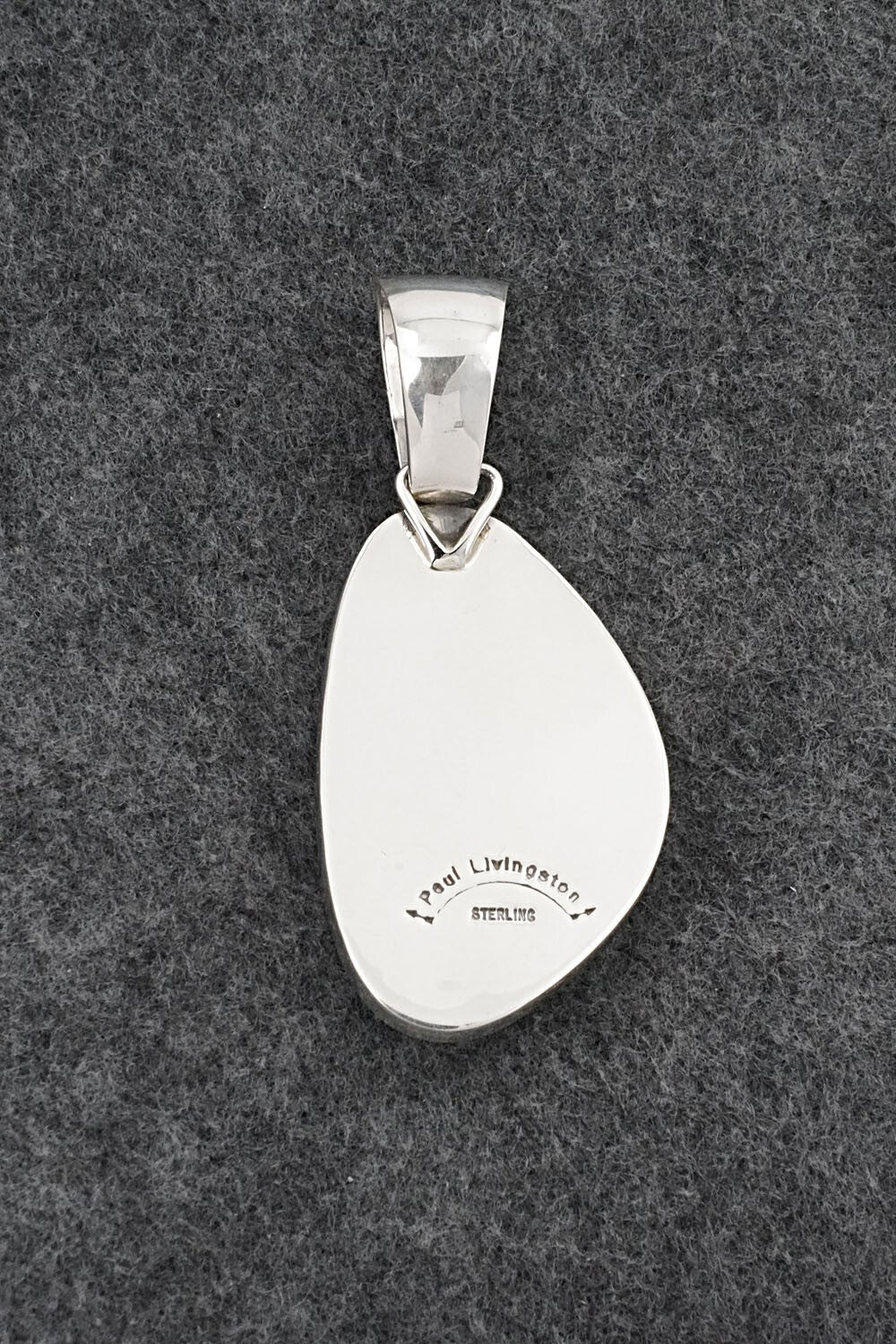 Turquoise & Sterling Silver Pendant - Paul Livingston