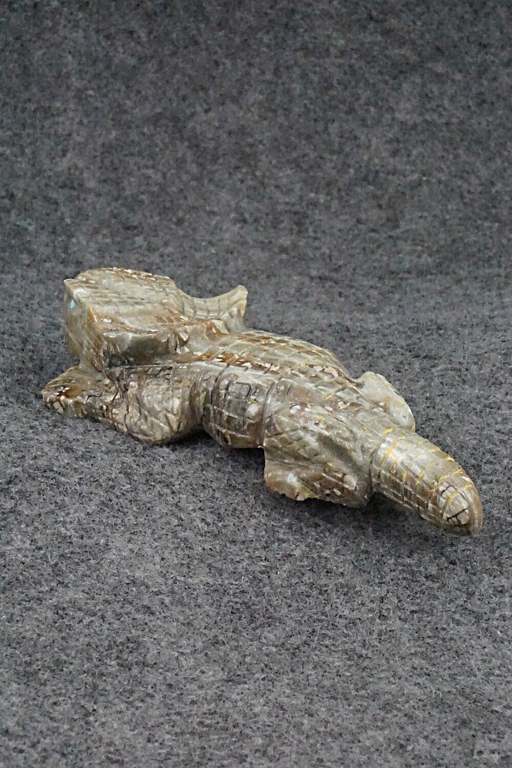 Horned Toad Zuni Fetish Carving - Tony Mackel