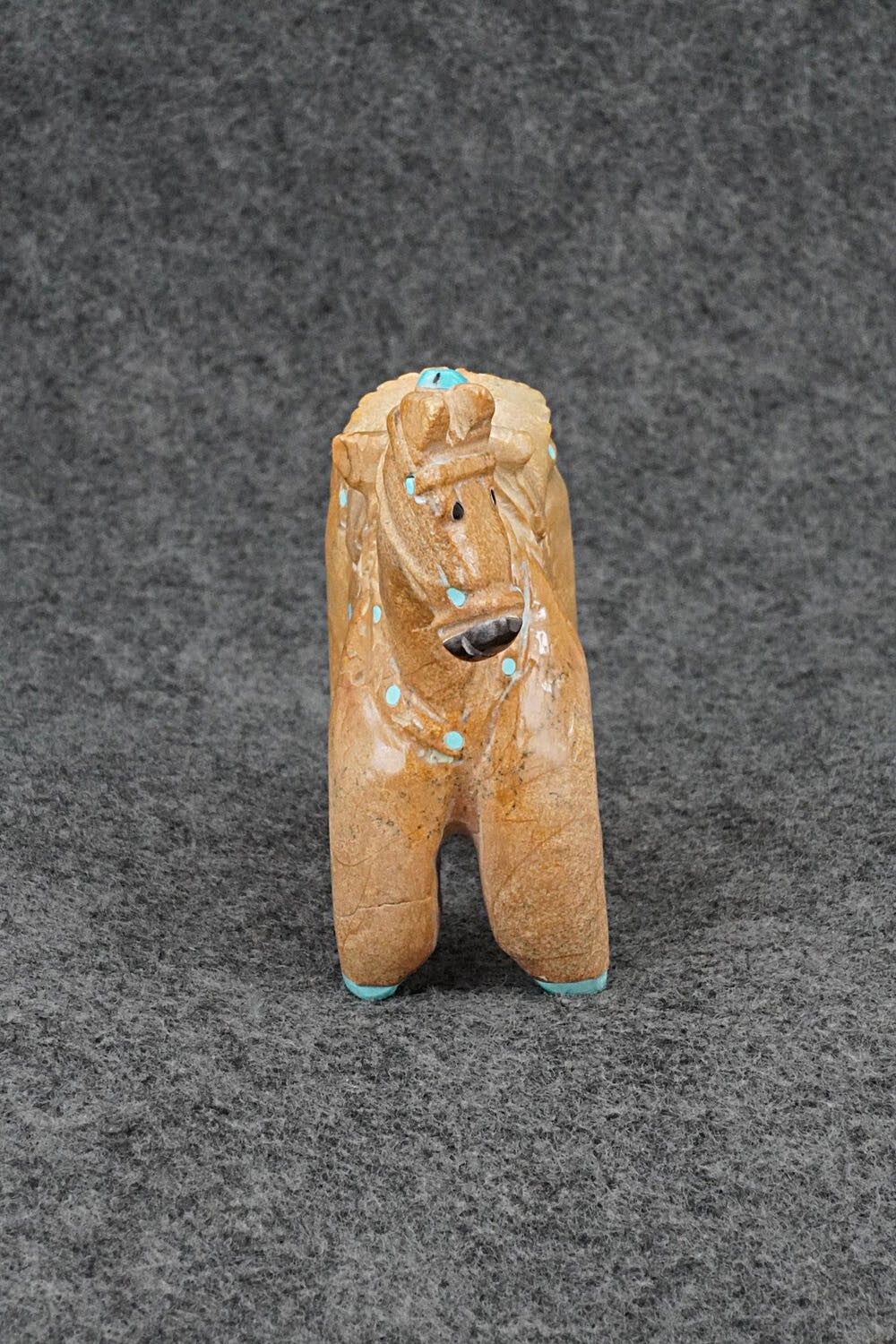 Horse Zuni Fetish Carving - Freddie Leekya