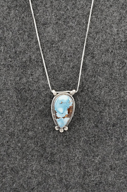Turquoise & Sterling Silver Necklace - Sharon McCarthy