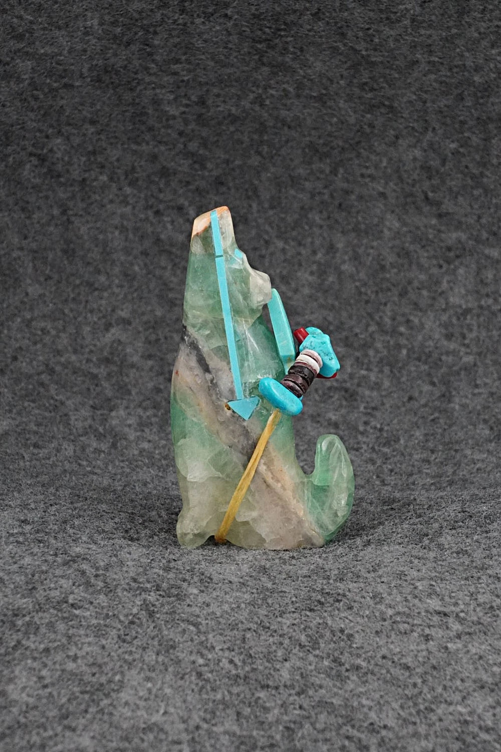 Coyote Zuni Fetish Carving - Rodney Laiwakete