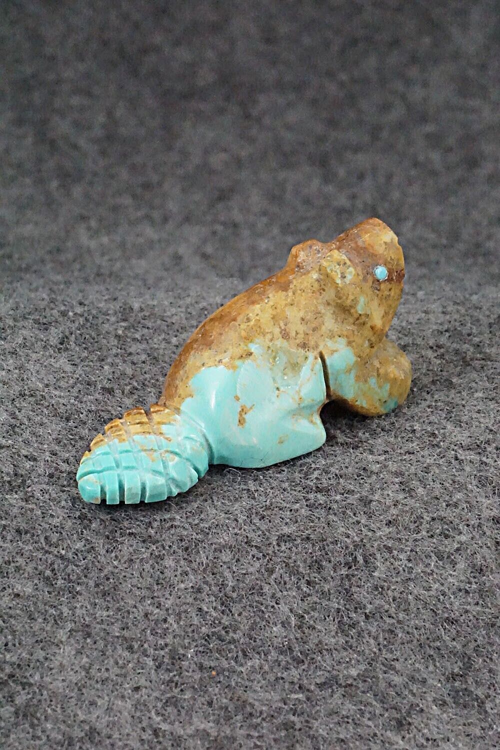 Beaver Zuni Fetish Carving - Reynold Lunasee