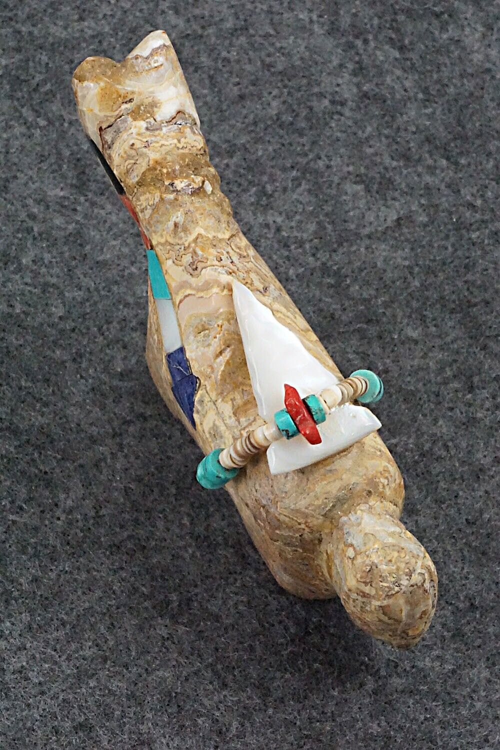 Horse Zuni Fetish Carving - Rodney Laiwakete